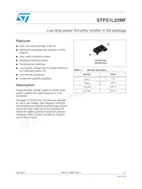 STPS1L20MF數據表 封面