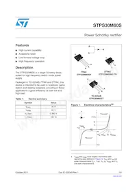 STPS30M60SR Datasheet Copertura