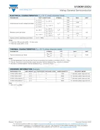 V10KM120DU-M3/H Datasheet Pagina 2