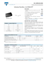 VS-3EMU06-M3/5AT Datasheet Cover