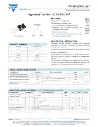 VS-APH3006L-N3 Datasheet Cover