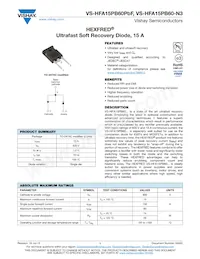 VS-HFA15PB60-N3 Datenblatt Cover