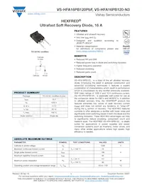 VS-HFA16PB120PBF Datasheet Copertura