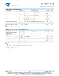 VS-MBRS340-M3/9AT Datasheet Pagina 2