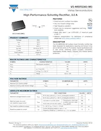 VS-MBRS360-M3/9AT Datasheet Copertura