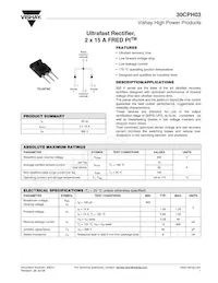 30CPH03數據表 封面