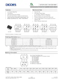 BAT54TW-7 Datenblatt Cover