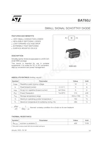 BAT60JFILM Datasheet Cover