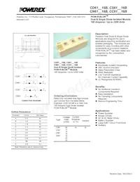 CD611416B Datasheet Copertura