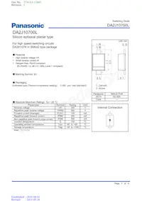 DA2J10700L Datasheet Cover