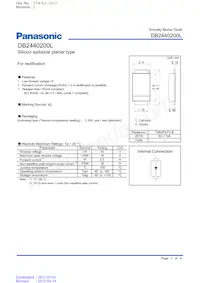 DB2440200L Datasheet Copertura