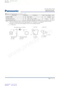 DB2440200L Datasheet Pagina 2