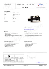 DD260N16KKHPSA1 Datasheet Copertura