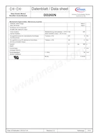 DD260N16KKHPSA1 Datasheet Pagina 3