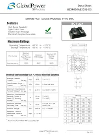 GSXF030A120S1-D3 Datenblatt Cover