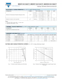 M10H100CTHE3_A/P Datasheet Pagina 2