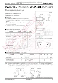 MA3X786E0L數據表 封面