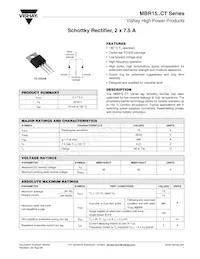 MBR1545CT/45 Datasheet Copertura