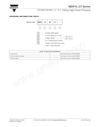 MBR1545CT/45 Datasheet Pagina 5