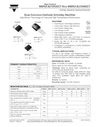 MBR1560CT-2HE3/45 Datasheet Copertura