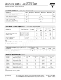 MBR1560CT-2HE3/45 Datasheet Pagina 2