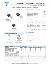 MBRF30H50CTHE3/45 Datenblatt Cover