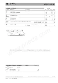 MDD95-20N1B Datasheet Page 3