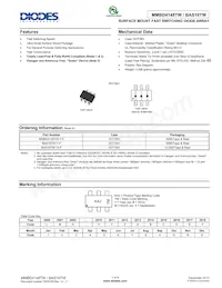 MMBD4148TW-7 Datenblatt Cover