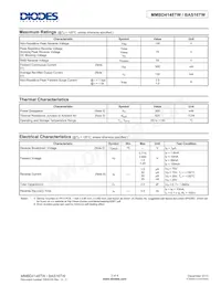 MMBD4148TW-7 Datasheet Pagina 2