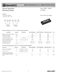 MSRTA60080(A) Datasheet Copertura