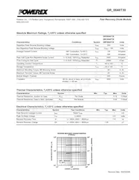 QRF0640T30 Datasheet Pagina 2