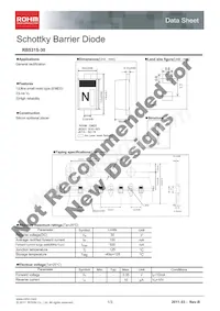 RB531S-30TE61 Datasheet Cover
