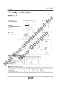 RB751V-40TE-17 Datenblatt Cover