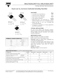 SBLB25L25CTHE3/45 Datasheet Copertura