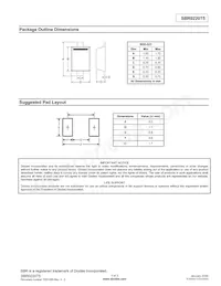 SBR0220T5-7 Datasheet Pagina 3