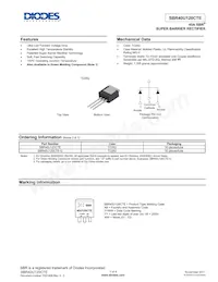 SBR40U120CTE數據表 封面