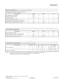 SBR8U60P5-13D數據表 頁面 2