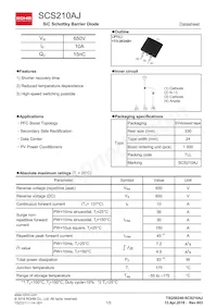 SCS210AJTLL Datasheet Cover