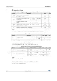 STPS2545CG Datasheet Pagina 2