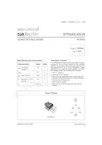 STPS40L40CW Datenblatt Cover