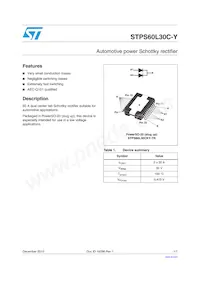 STPS60L30CKY-TR Datasheet Copertura