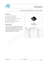 STTH102AY Datasheet Copertura