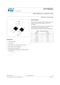 STTH802CT數據表 封面