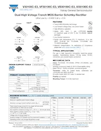 VB30100C-E3/8W Datasheet Copertura