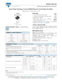 VB60170G-E3/8W Datasheet Copertura