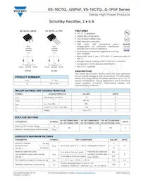 VS-16CTQ100GSPBF Datasheet Copertura