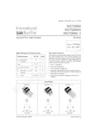 VS-30CTQ060-1PBF Datasheet Copertura