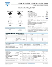 VS-30CTQ100GSPBF Datenblatt Cover