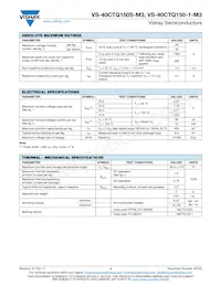 VS-40CTQ150STRL-M3 Datasheet Pagina 2