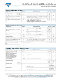 VS-43CTQ100STRRHM3 Datasheet Pagina 2